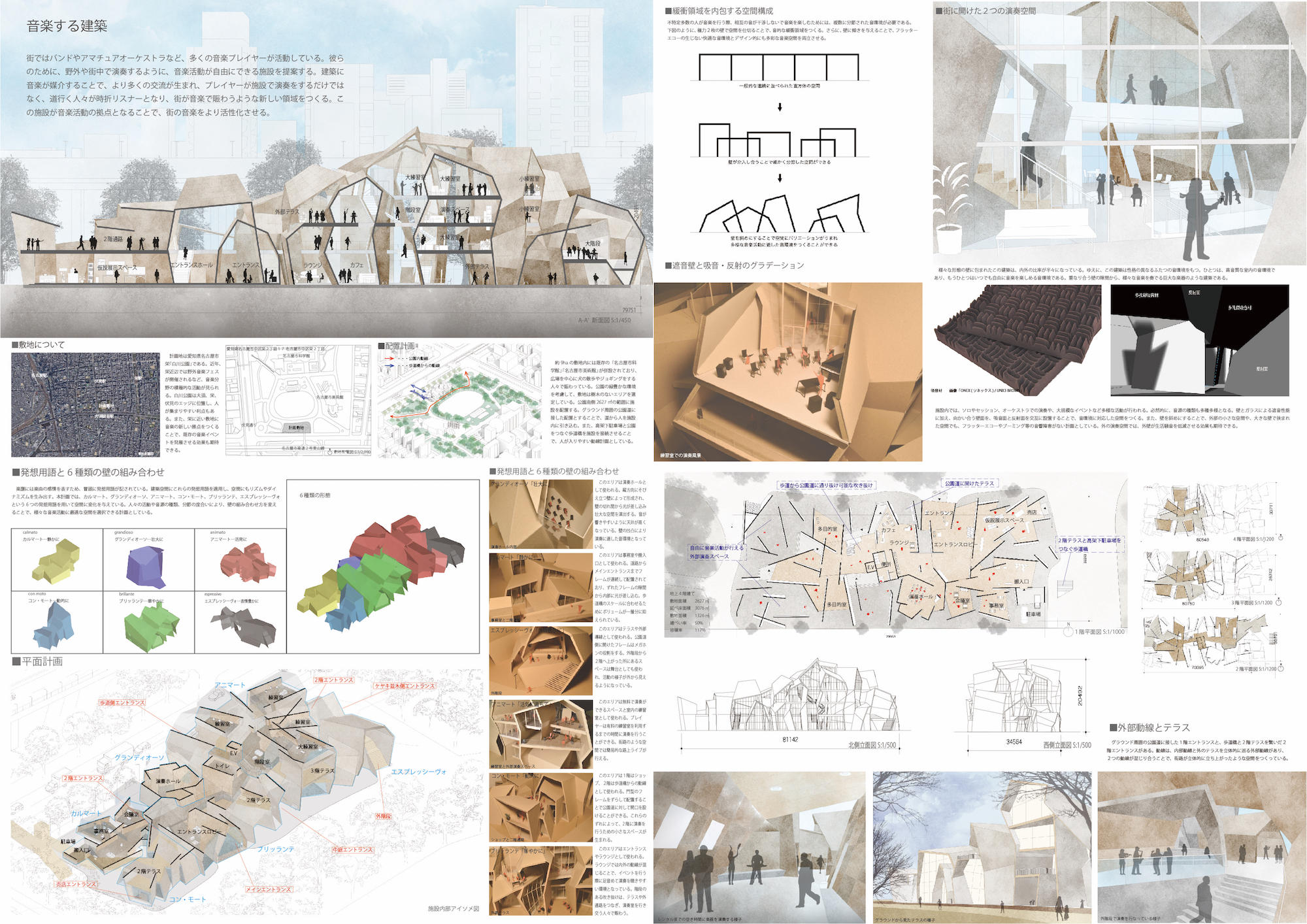 中村さんの作品「音楽する建築」